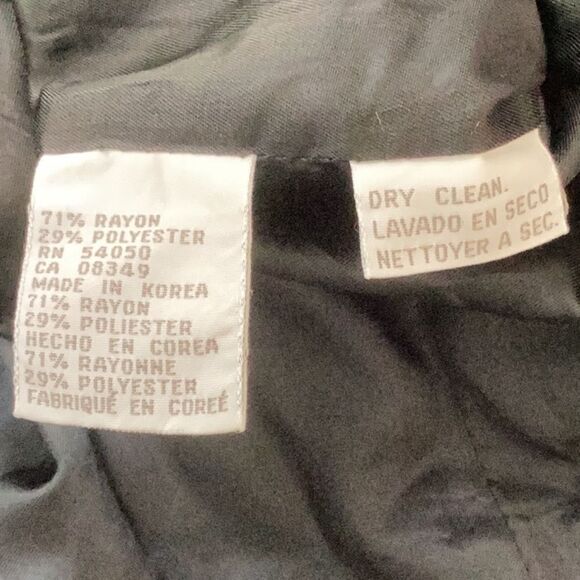 JONES NEW YORK COAT JACKET BLAZER BLACK SIZE 10 - Picture 3 of 7